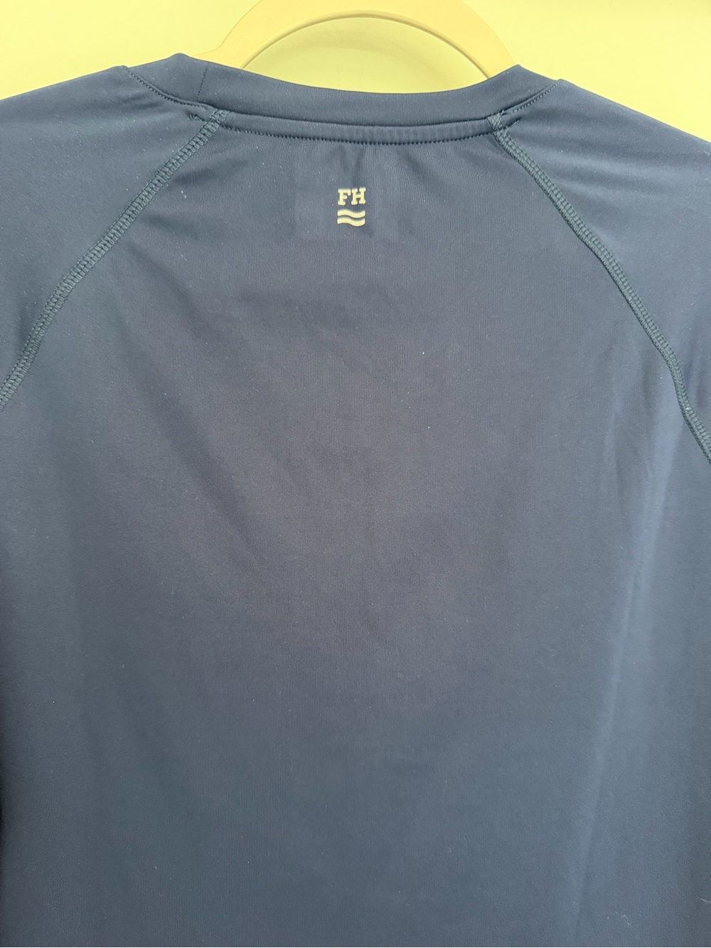 Fair Harbor Anchor Sun Protection 50 Navy Blue Swim Rash Guard Long Sleeve Shirt - Picture 10 of 17